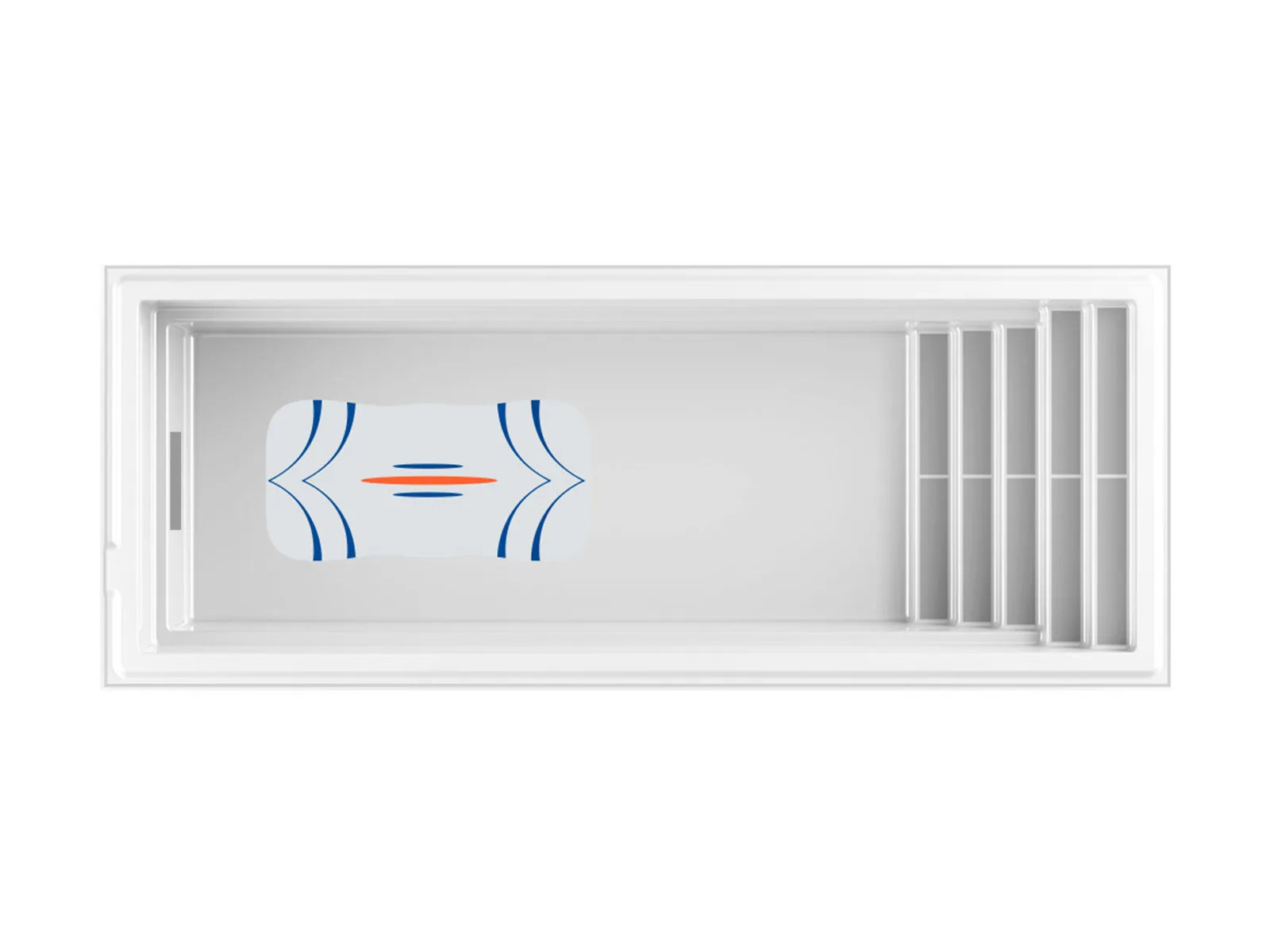 Tapis antidérapant AquaCove pour piscine creusée Mova