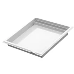 Piscine creusée en fibre de verre Mova, modèle 12x12 - Pataugeuse, vue d’angle
