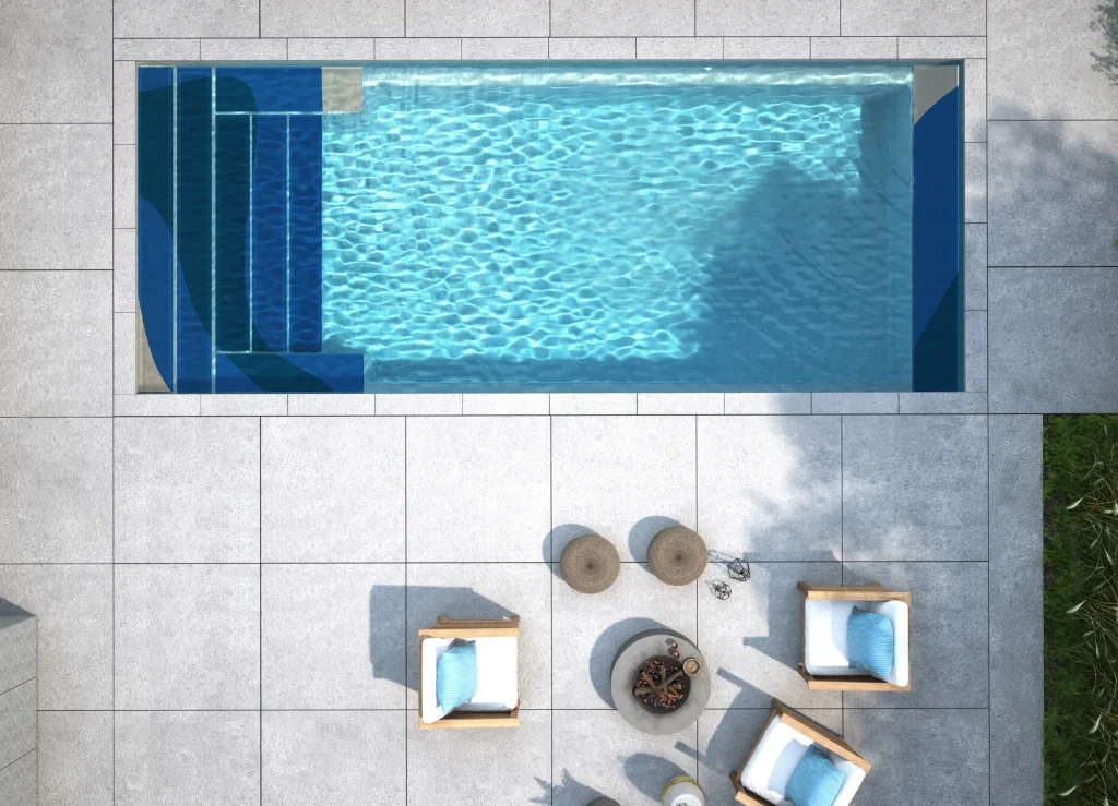 Tapis antidérapant AquaCove pour piscine creusée Mova